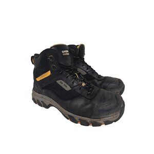 Dakota Men's Steel Toe Steel Plate Mid Cut Safety Hiker Boots 2401 Black 10W/L
